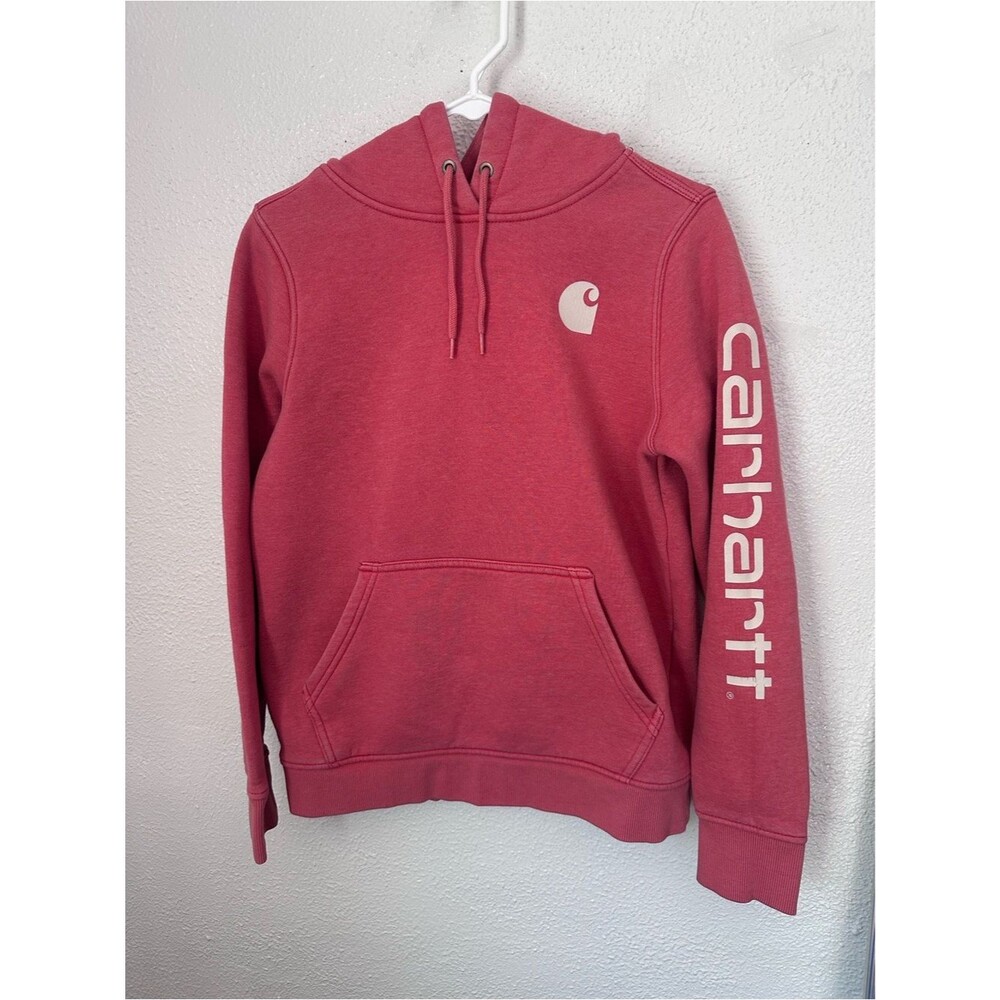 Carhartt Women’s Small Relaxed Fit Thick Hoodie Hooded Sweatshirt Workwear
